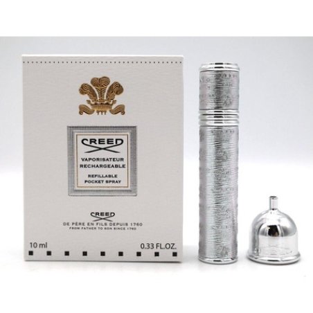 Creed Leather Atomizer Silver 10ml 0.33oz Authentic