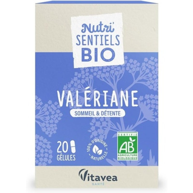 Vitavea Nutri'sentiels Bio Organic Valerian 20 Capsules
