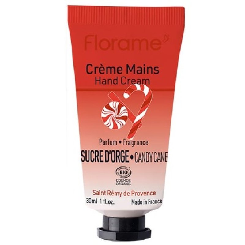 Florame Organic Hand Cream 30ml Barley Sugar