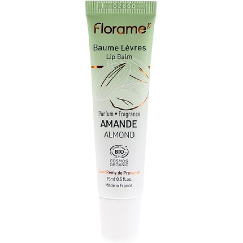 Florame Organic Lip Balm 15ml - Almond