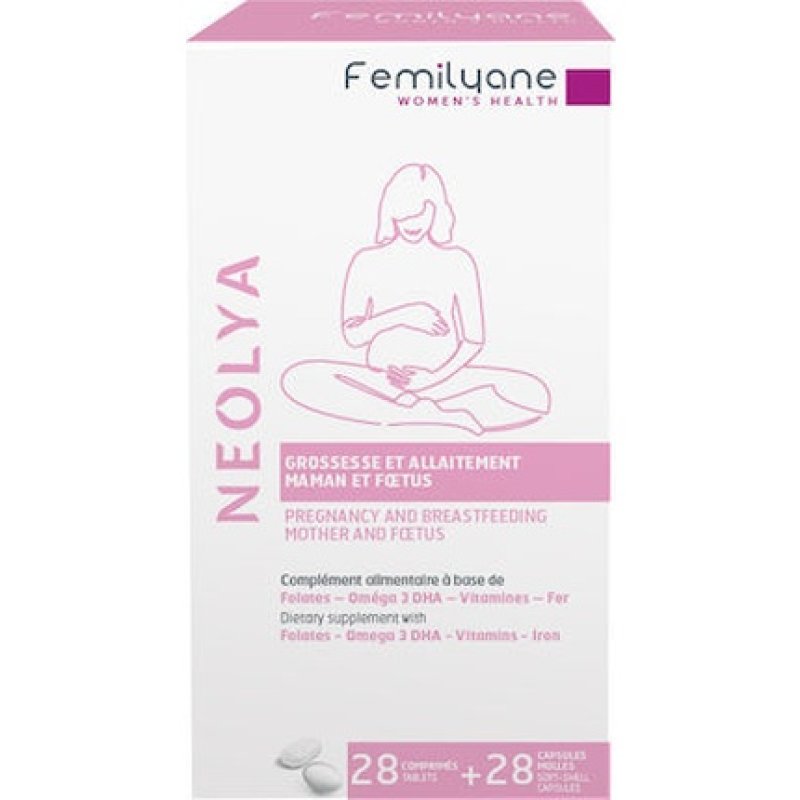 Biorga Femilyane Neolya Dietary Supplement For Pregnancy And Breastfeeding - 28 Tablets, 28 Capsules