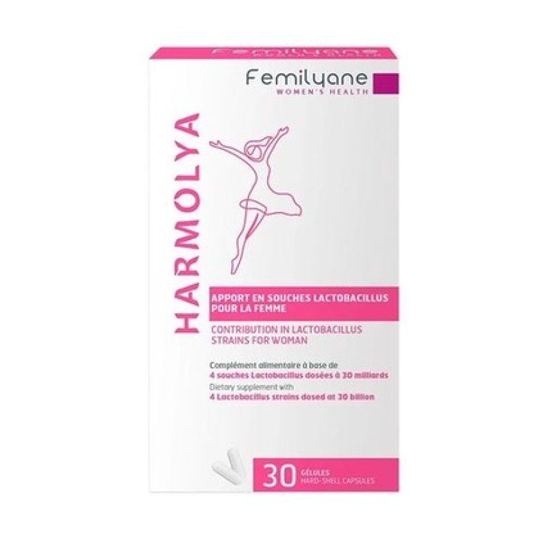 Biorga Femilyane Harmolya Probiotics Contribution In Lactobacillus Strains For Women 30 Capsules