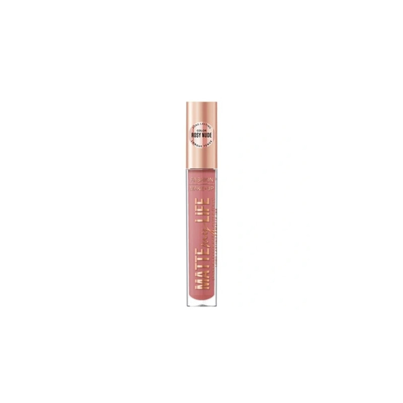 Raphael Cosmetic Matte Lip Gloss My Life No. 08 Rosy Nude