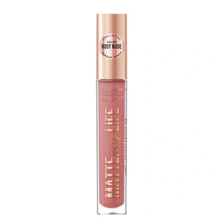 Raphael Cosmetic Matte Lip Gloss My Life No. 08 Rosy Nude