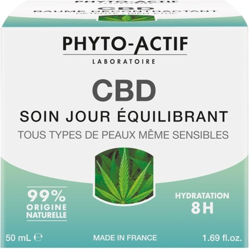 Phyto-Actif CBD Balancing Day Care 8h Hydration Protects and Rebalances