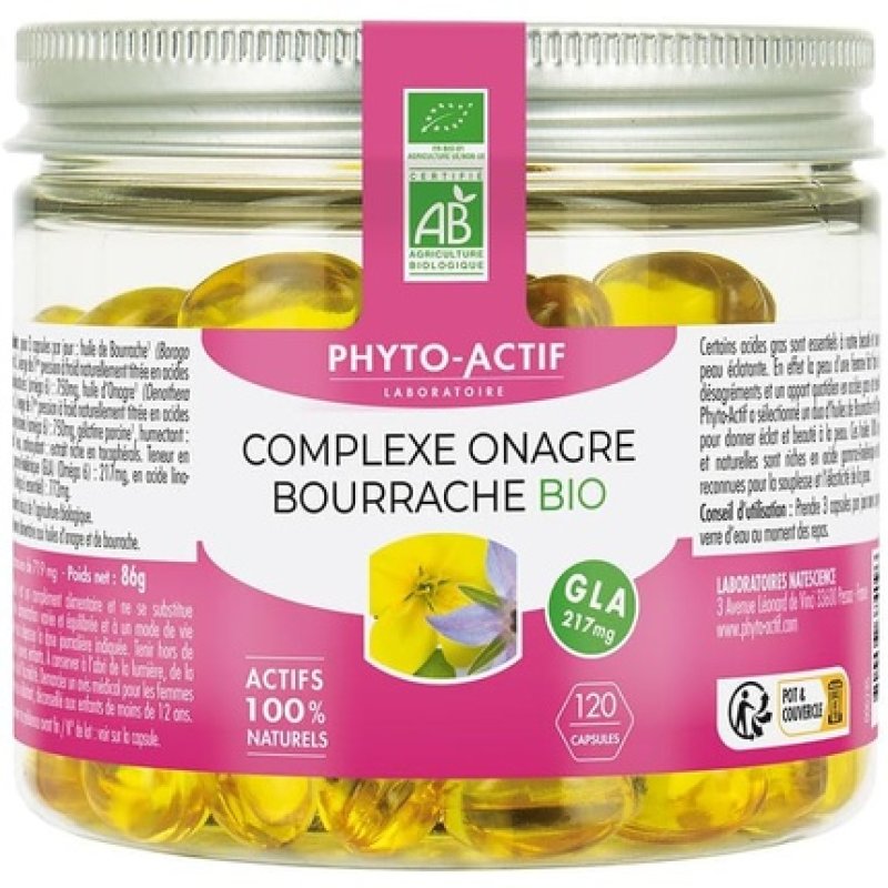 Phyto-Active Evening Primrose & Borage Complex Skin Beauty Healthy Skin