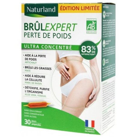 Naturland Brulexpert Weight Loss Organic 30 Ampoules 10ml