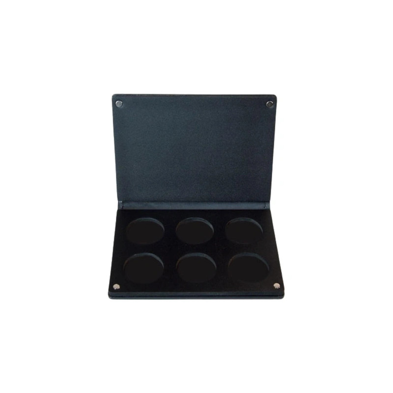 Parisax Empty Palette With 6 Pans Leather Style