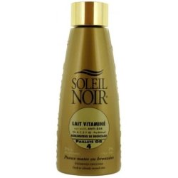 Soleil Noir Vitamin Body Milk Tan Enhancer 4 Golden Glitter 150ml
