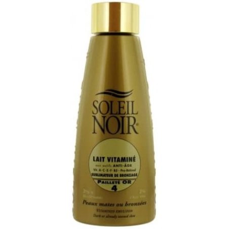 Soleil Noir Vitamin Body Milk Tan Enhancer 4 Golden Glitter 150ml