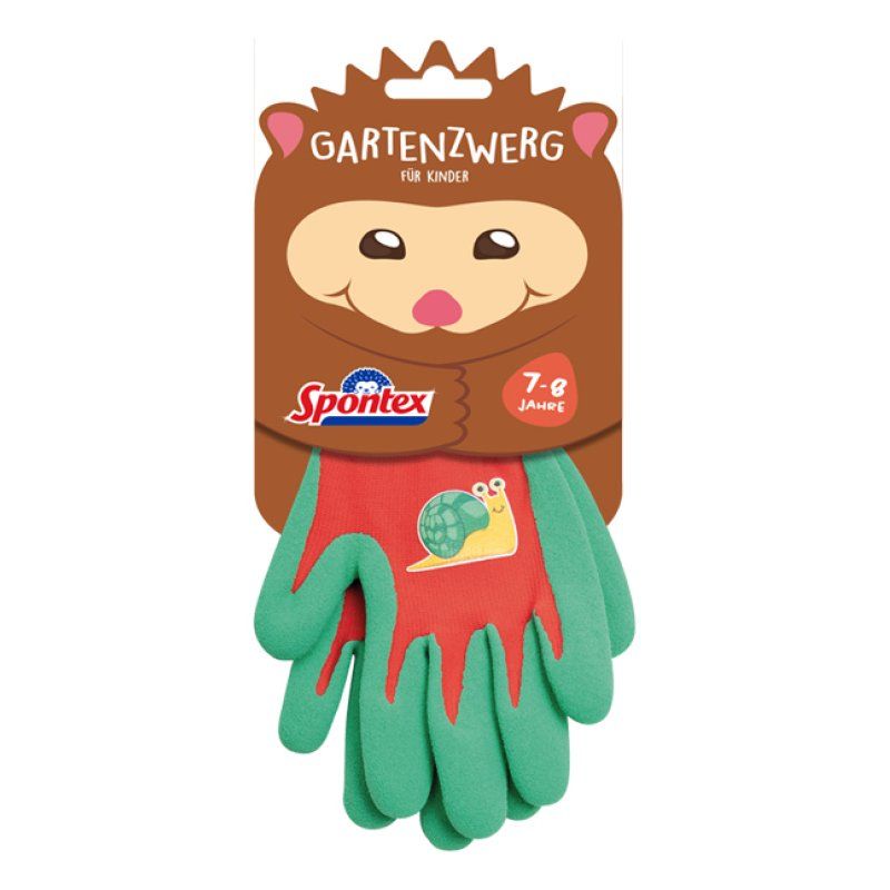Spontex 12.304.172 Gants de jardin Vert, Rouge