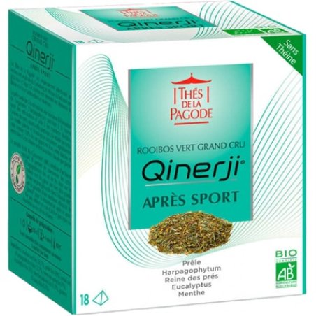 Rooibos Pagoda Teas Green Qinerji After Sport Organic 18 Bags
