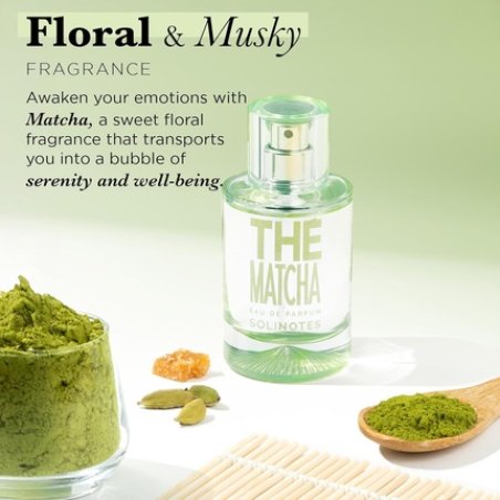 Solinotes Matcha Tea Perfume for Women - Eau De Parfum | Delicate Floral