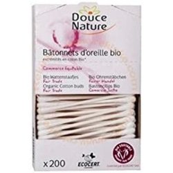 Douce Nature PRI 3881 Organic Ear Hygiene Sticks 200 Units