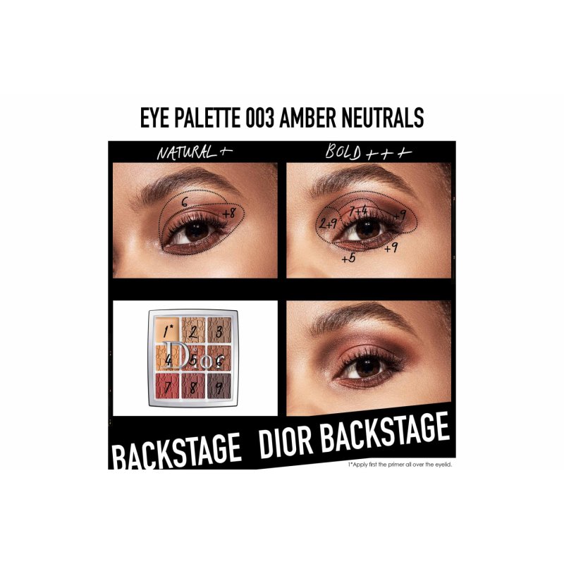 Dior Backstage Eye Palette 003 Amber Neutrals 10g