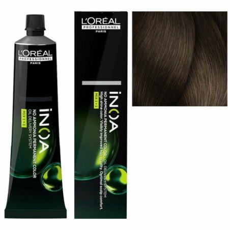 L'Oreal Inoa Ammonia-Free Hair Dye - 6.32 Dark Golden-Iridescent Blonde, 60g