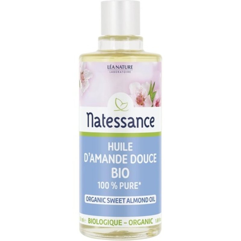 Natessance Organic Sweet Almond Oil 50ml