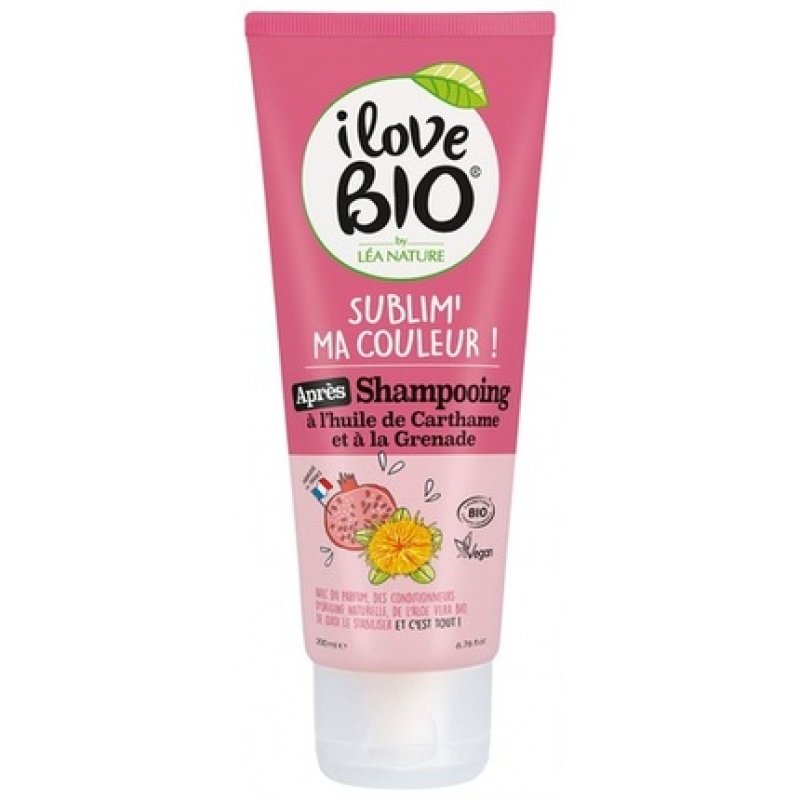 I Love Bio Conditioner Sublim' Ma Couleur Organic Safflower Oil and Pomegranate 200ml