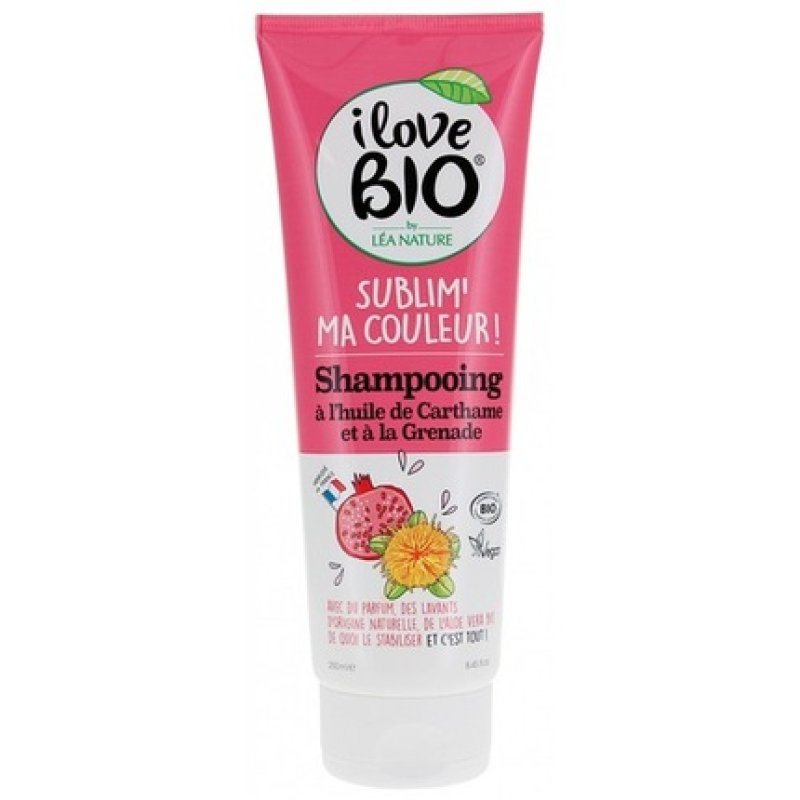 I Love Bio Shampoo Sublim' Ma Couleur Safflower and Pomegranate Oil Organic 250ml