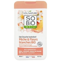 Lea Nature So Bio Etic Moisturizing Shower Gel Peach & White Flowers