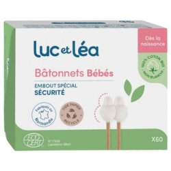 Luc Et Lea Baby Bio Sticks 60 Pieces for Cleaning