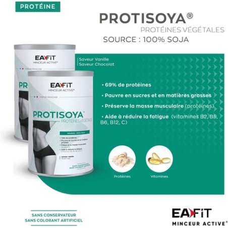 Eafit Protisoya Vanilla Vegetable Protein 320g - Vegan Soy