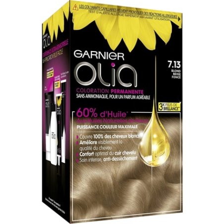 Garnier Olia Permanent Hair Color Oil Painting Without Ammonia Blonde Beige Foncé