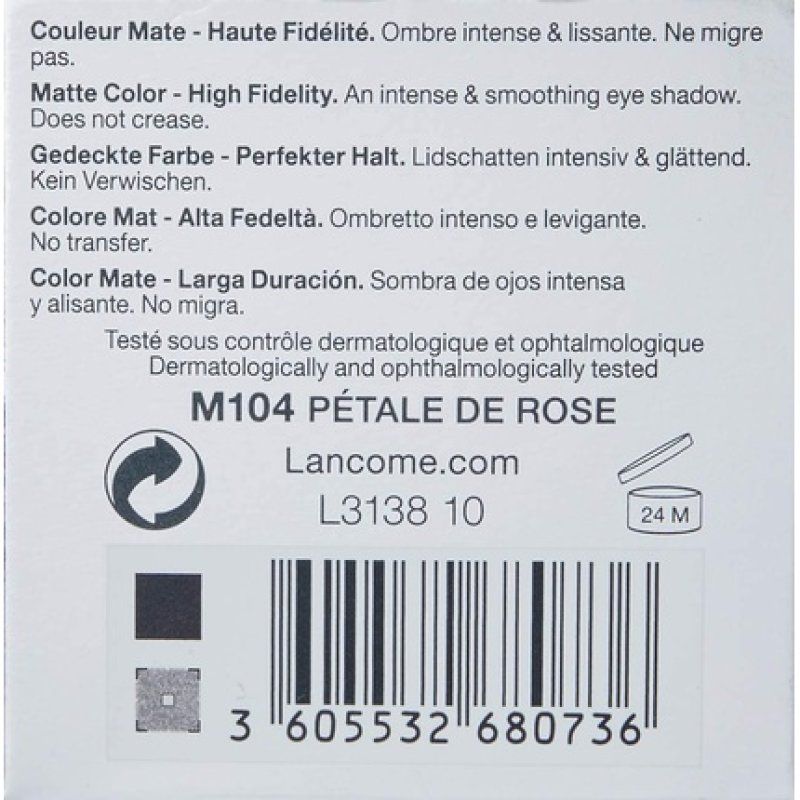 Lancome M 104 Petale de Roses Pink 1ml