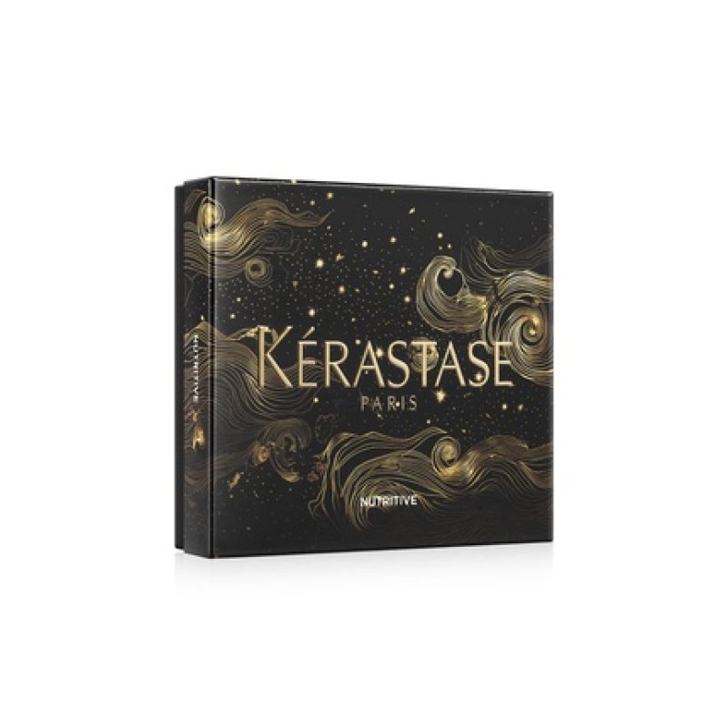 Kérastase Nutritive Fondant Gift Set for Dry Hair - Includes Bain Satin 250ml, Lait Vital 200ml, Lotion Thermique 150ml