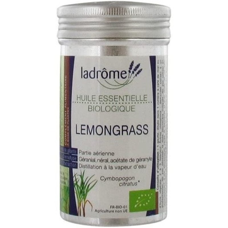 Ladrôme Organic Lemongrass Essential Oil 10ml