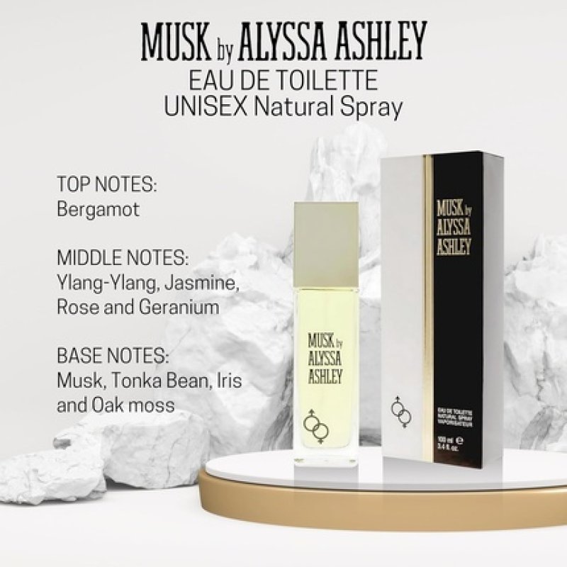 ALYSSA ASHLEY Musk Perfume for Women and Lotion Gift Set