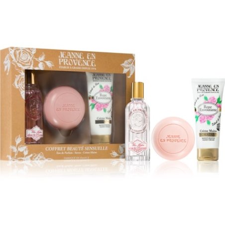 Jeanne en Provence Gift Set with Rose Scent - 3 pieces