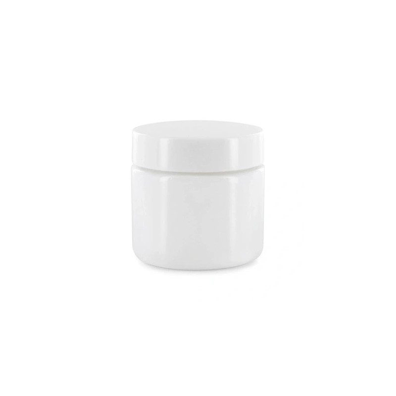 Pbi Opaline White Glass Pot 50ml