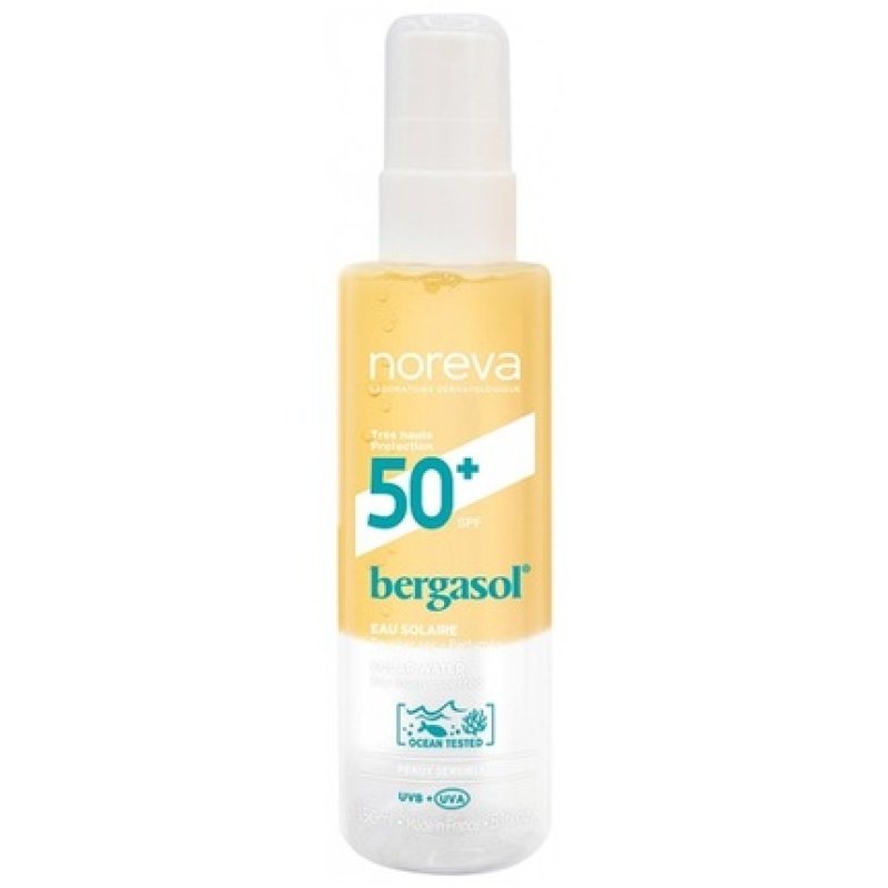 Noreva Bergasol Eau Solaire SPF 50 150ml - Comprehensive UV Protection