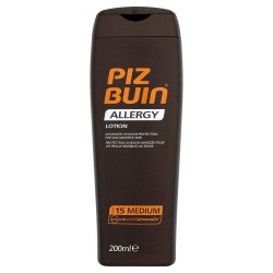 Piz Buin Allergy Sun Sensitive Skin Lotion Spf15 200ml