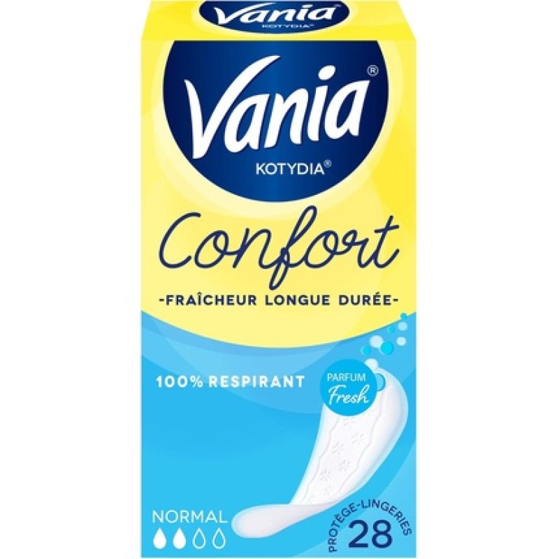 Vania Comfort Normal Parfum Fresh Panty Liners 28 Count