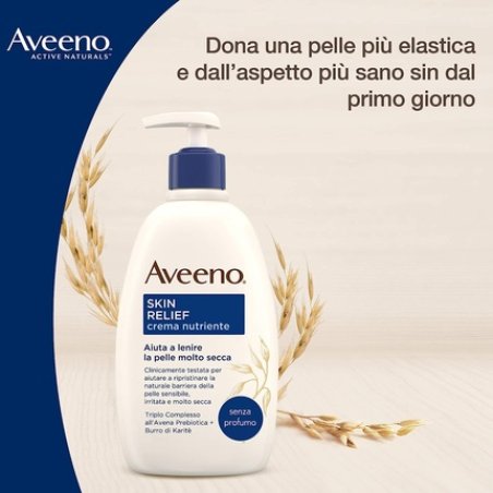 Aveeno Skin Relief Soothing Moisturizing Cream for Dry to Very Dry Skin Fragrance-Free 500ml