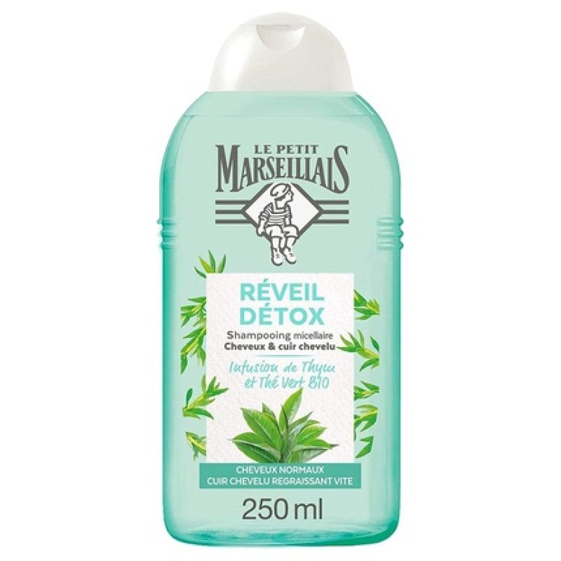 Le Petit Marseillais Detox Shampoo Fresh Infusion of Organic Green Tea 250ml