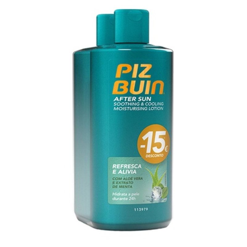 Piz Buin After Sun Soothing And Refreshing Lotion 2x200ml