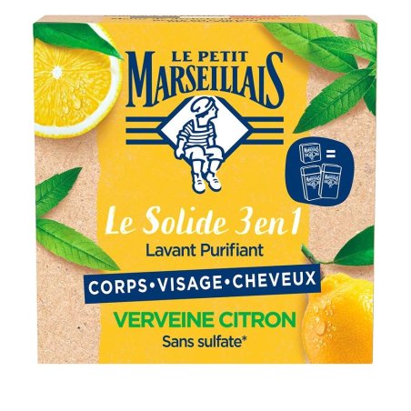 Le Petit Marseillais 3-in-1 Solid Purifying Wash Verbena Lemon 80g