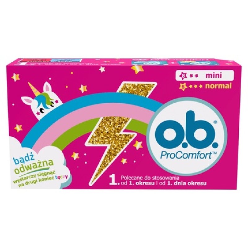 O.B. Organic Tampons Normal 8 Pieces Mini 8 Pieces