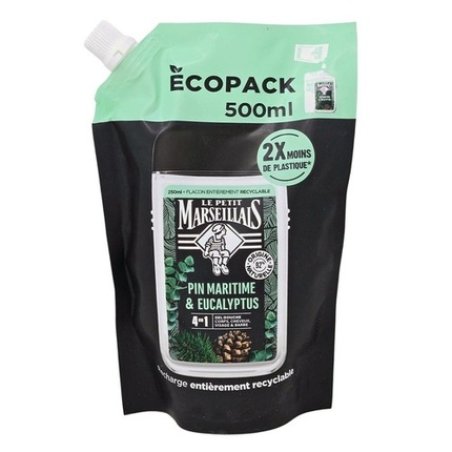 Le Petit Marseillais Men's Shower Gel Maritime Pine & Eucalyptus 500ml