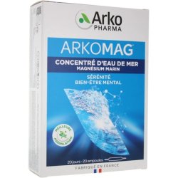 ARKOMAG® Concentré d'eau de mer magnésium marin - 20 amp.
