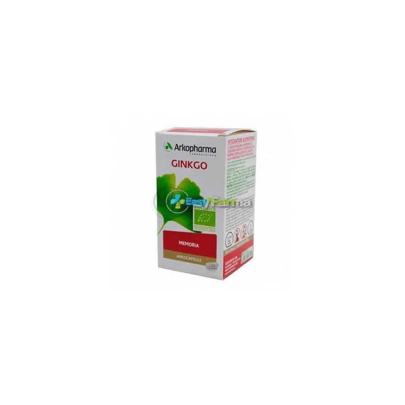 Arkopharma Arkocapsule Ginkgo Biloba Memory 130 Capsules