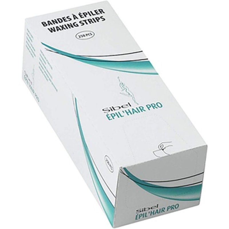 Sibel Epil'Hair Pro Waxing 250 Strips 0.41kg 20x7.5cm