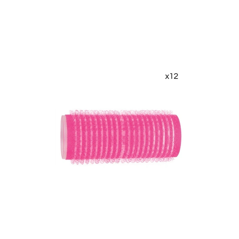 Shophair Velcro Rollers Pink 24mm X12