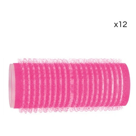 Shophair Velcro Rollers Pink 24mm X12