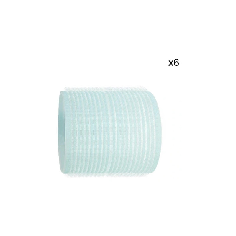 Shophair Velcro Rollers Light Blue 55mm X6
