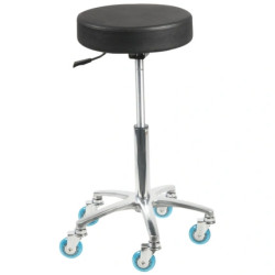 Shophair Roma Black Hair Stool With Gas Lift