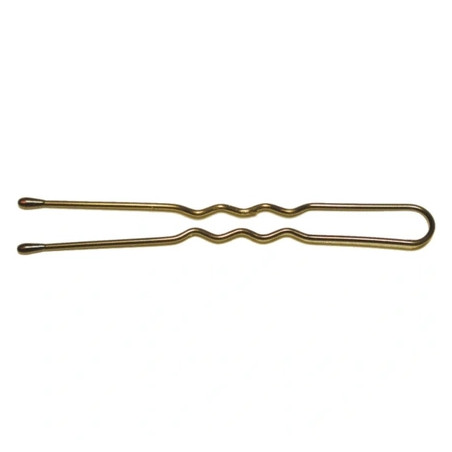 Shophair Wavy/Beaded Hairpins Kifix Bronze 4.5cm X50